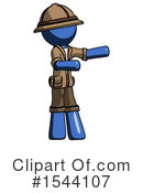 Blue Design Mascot Clipart #1544107 by Leo Blanchette