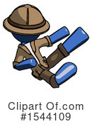 Blue Design Mascot Clipart #1544109 by Leo Blanchette