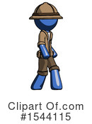 Blue Design Mascot Clipart #1544115 by Leo Blanchette