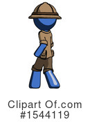 Blue Design Mascot Clipart #1544119 by Leo Blanchette