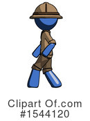 Blue Design Mascot Clipart #1544120 by Leo Blanchette