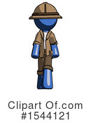 Blue Design Mascot Clipart #1544121 by Leo Blanchette