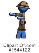 Blue Design Mascot Clipart #1544122 by Leo Blanchette