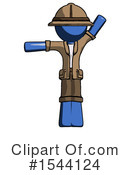 Blue Design Mascot Clipart #1544124 by Leo Blanchette