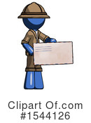 Blue Design Mascot Clipart #1544126 by Leo Blanchette