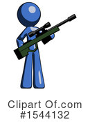 Blue Design Mascot Clipart #1544132 by Leo Blanchette