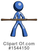 Blue Design Mascot Clipart #1544150 by Leo Blanchette