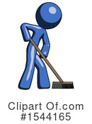 Blue Design Mascot Clipart #1544165 by Leo Blanchette