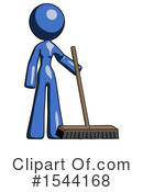 Blue Design Mascot Clipart #1544168 by Leo Blanchette