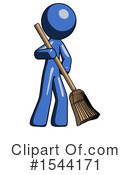 Blue Design Mascot Clipart #1544171 by Leo Blanchette