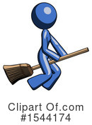 Blue Design Mascot Clipart #1544174 by Leo Blanchette
