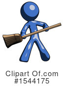 Blue Design Mascot Clipart #1544175 by Leo Blanchette