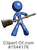 Blue Design Mascot Clipart #1544176 by Leo Blanchette
