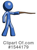 Blue Design Mascot Clipart #1544179 by Leo Blanchette