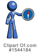 Blue Design Mascot Clipart #1544184 by Leo Blanchette