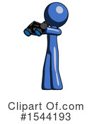 Blue Design Mascot Clipart #1544193 by Leo Blanchette