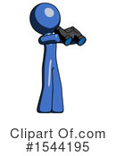 Blue Design Mascot Clipart #1544195 by Leo Blanchette