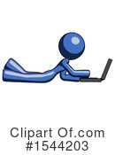 Blue Design Mascot Clipart #1544203 by Leo Blanchette