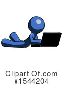 Blue Design Mascot Clipart #1544204 by Leo Blanchette