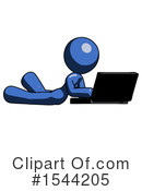 Blue Design Mascot Clipart #1544205 by Leo Blanchette