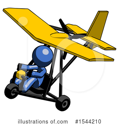 Royalty-Free (RF) Blue Design Mascot Clipart Illustration by Leo Blanchette - Stock Sample #1544210