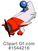 Blue Design Mascot Clipart #1544216 by Leo Blanchette