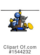 Blue Design Mascot Clipart #1544232 by Leo Blanchette
