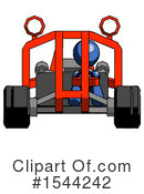 Blue Design Mascot Clipart #1544242 by Leo Blanchette