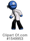 Blue Design Mascot Clipart #1549953 by Leo Blanchette