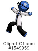 Blue Design Mascot Clipart #1549959 by Leo Blanchette