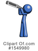 Blue Design Mascot Clipart #1549980 by Leo Blanchette