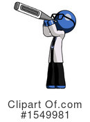 Blue Design Mascot Clipart #1549981 by Leo Blanchette