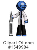 Blue Design Mascot Clipart #1549984 by Leo Blanchette