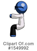 Blue Design Mascot Clipart #1549992 by Leo Blanchette