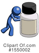 Blue Design Mascot Clipart #1550002 by Leo Blanchette