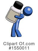 Blue Design Mascot Clipart #1550011 by Leo Blanchette