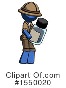 Blue Design Mascot Clipart #1550020 by Leo Blanchette