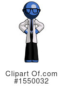 Blue Design Mascot Clipart #1550032 by Leo Blanchette
