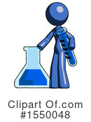 Blue Design Mascot Clipart #1550048 by Leo Blanchette