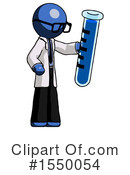 Blue Design Mascot Clipart #1550054 by Leo Blanchette