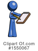 Blue Design Mascot Clipart #1550067 by Leo Blanchette