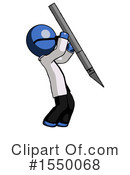 Blue Design Mascot Clipart #1550068 by Leo Blanchette
