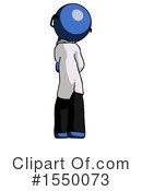 Blue Design Mascot Clipart #1550073 by Leo Blanchette