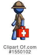 Blue Design Mascot Clipart #1550102 by Leo Blanchette