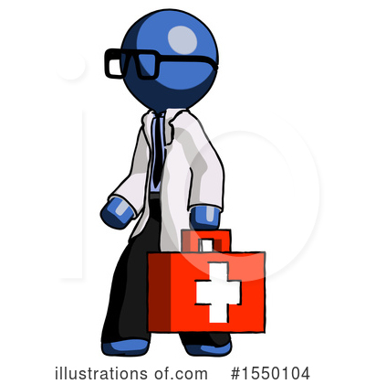 Royalty-Free (RF) Blue Design Mascot Clipart Illustration by Leo Blanchette - Stock Sample #1550104