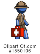 Blue Design Mascot Clipart #1550106 by Leo Blanchette
