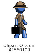 Blue Design Mascot Clipart #1550109 by Leo Blanchette