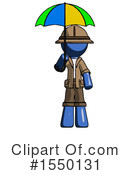 Blue Design Mascot Clipart #1550131 by Leo Blanchette