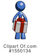 Blue Design Mascot Clipart #1550134 by Leo Blanchette