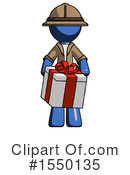 Blue Design Mascot Clipart #1550135 by Leo Blanchette